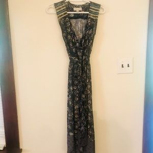 Knox Rose Dark Blue Flowered Dress size Small